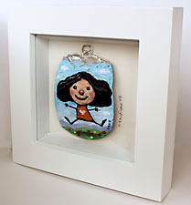 Charles Kaufman -"Crushed Can Art" Original paintings on recycled & upcycled beverage cans.